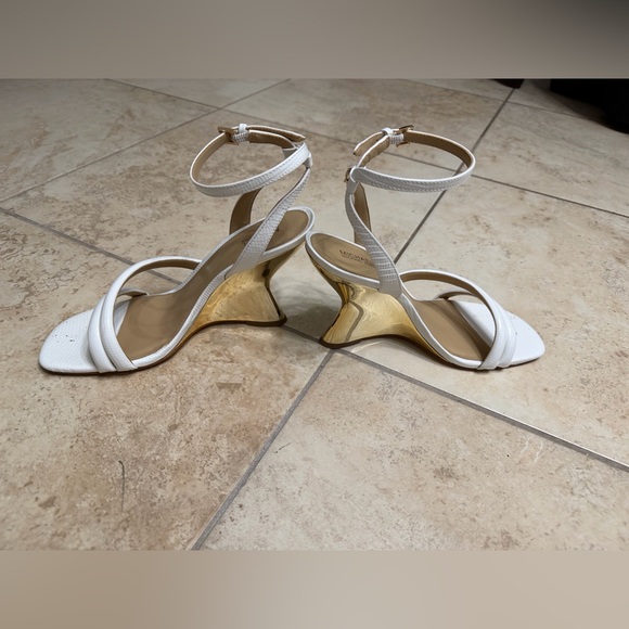 Michael Kors - White Strappy Heels - Picture 2 of 5